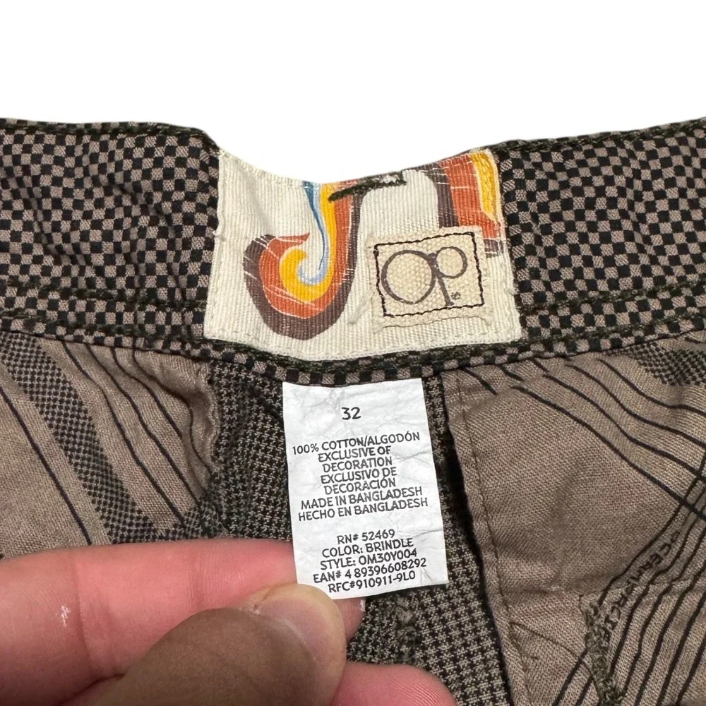 2000s Ocean Pacific Plaid Multicolor Patterned Baggy Shorts‎ Men's 32 (Fits 33)
